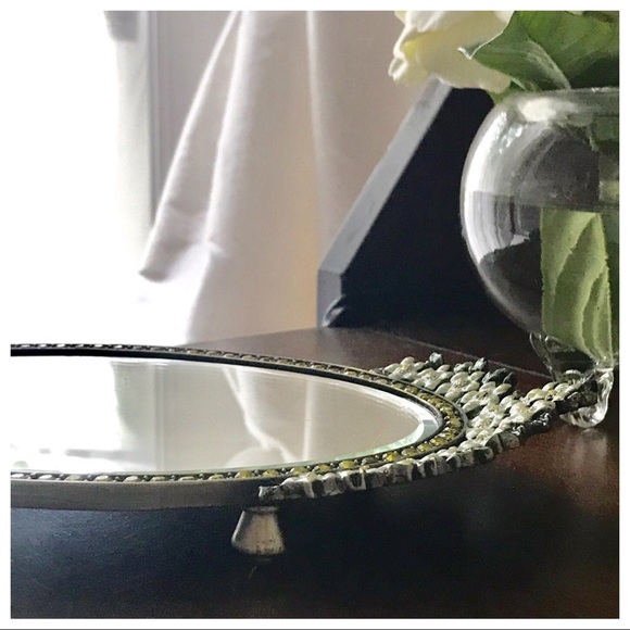 NIB Rare Two’sCompany Austrian Crystal Tray - Picture 6 of 6